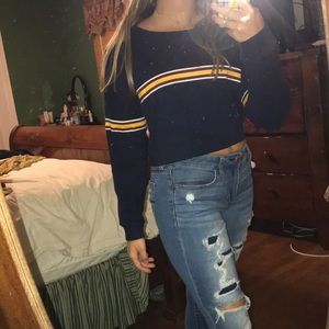 cute cropped long sleeve